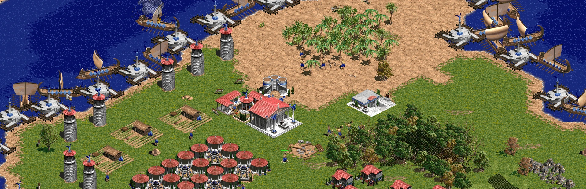 Background image from the game Age of Empires: The Rise of Rome (1998)