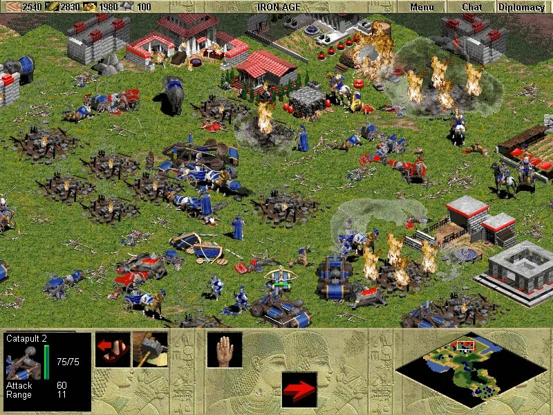 Image from the game Age of Empires: The Rise of Rome (1998)