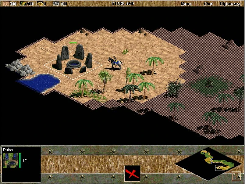 Image from the game Age of Empires: The Rise of Rome (1998)