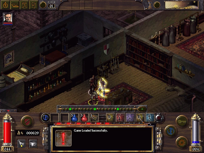 Image from the game Arcanum: Of Steamworks and Magick Obscura (2001)