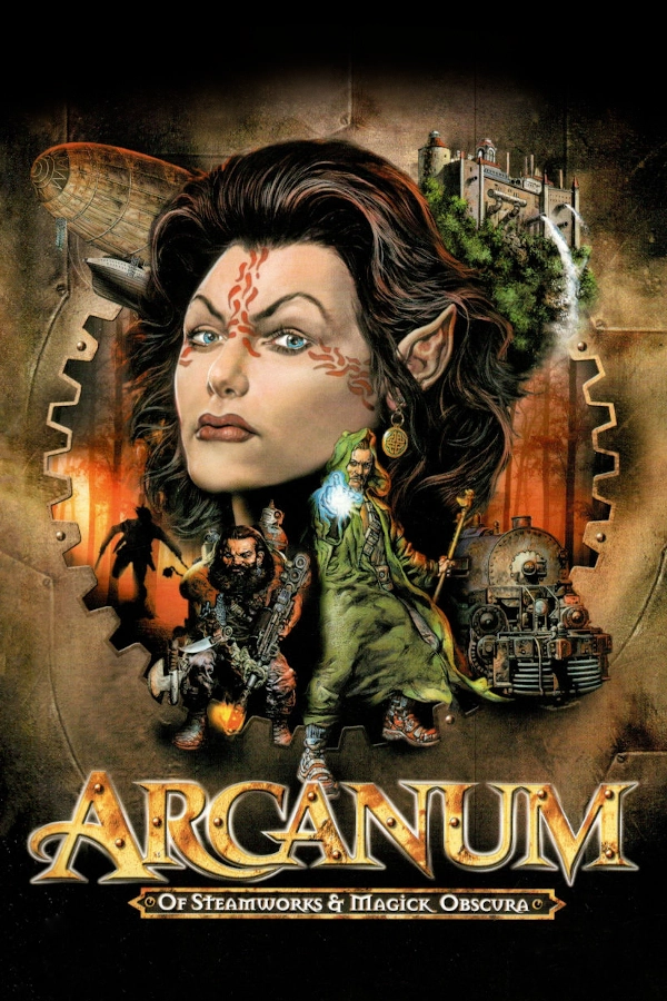 Постер гри Arcanum: Of Steamworks and Magick Obscura (2001)