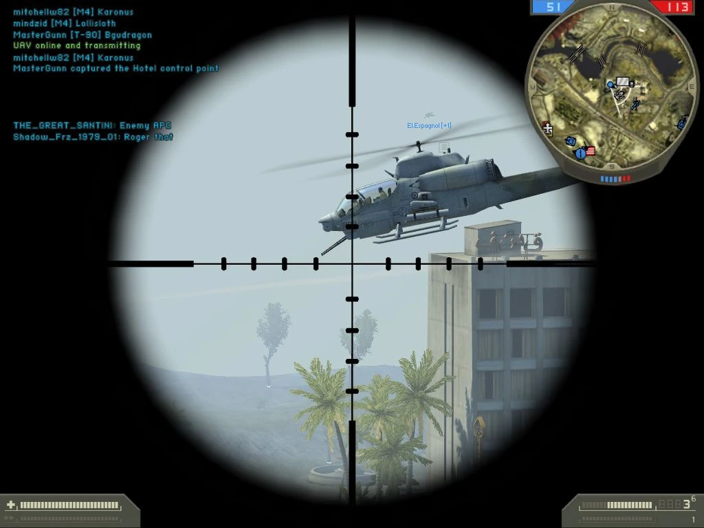 Bild aus dem Spiel Battlefield 2 (2005)
