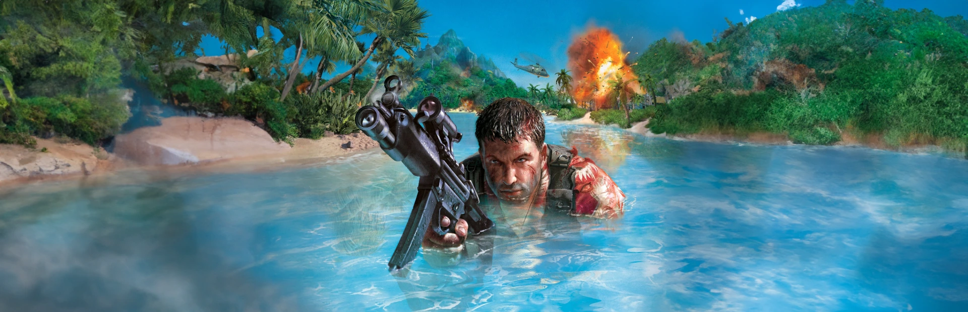 Background image from the game Far Cry (2004)