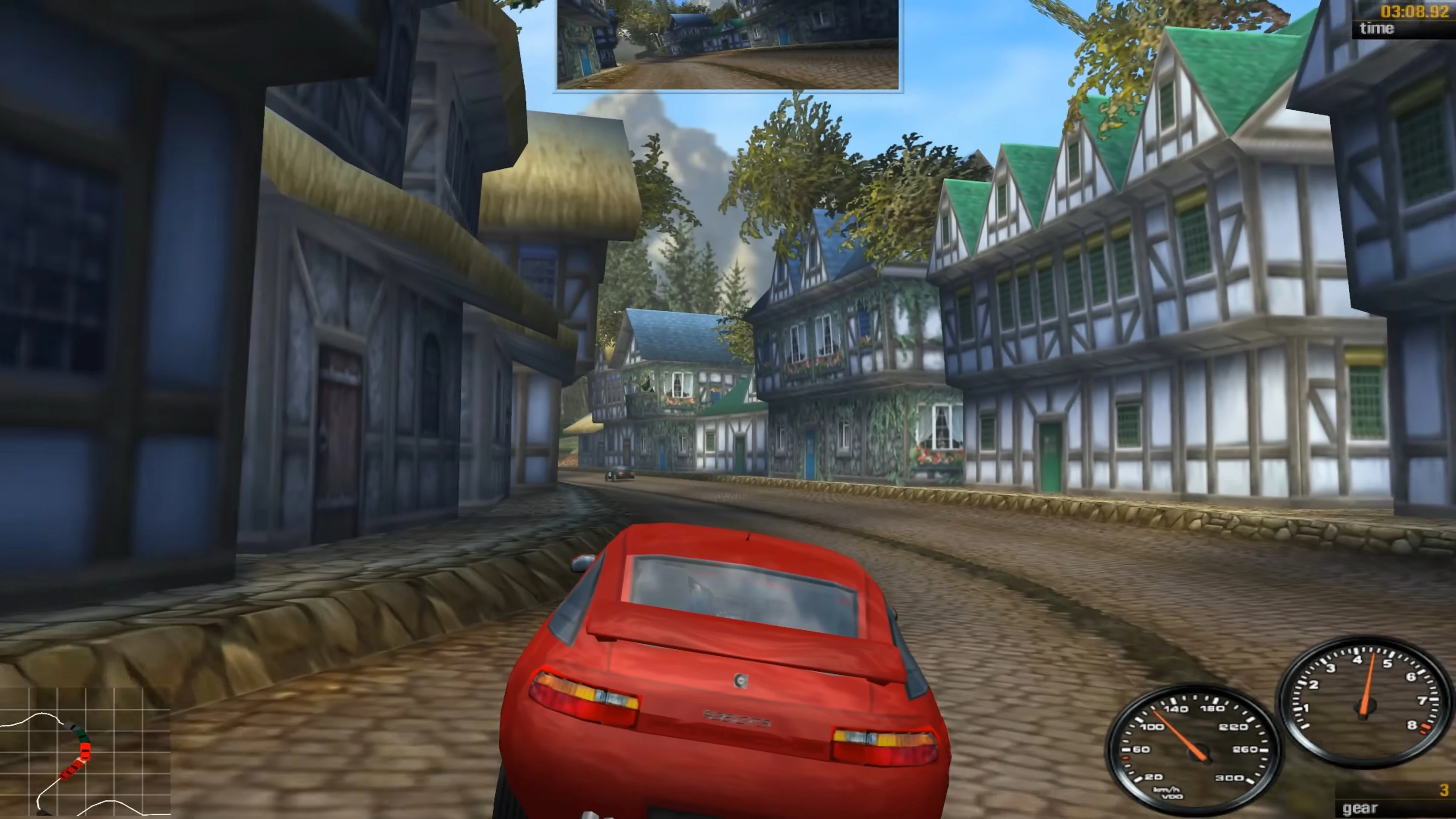 Image from the game NFS: Porsche Unleashed (2000)