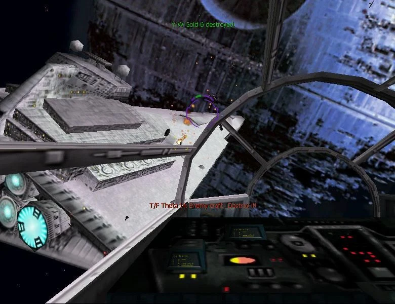 Image from the game Star Wars: X-Wing Alliance (1999)