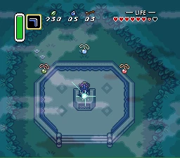 Image from the game The Legend of Zelda: A Link to the Past (1991)