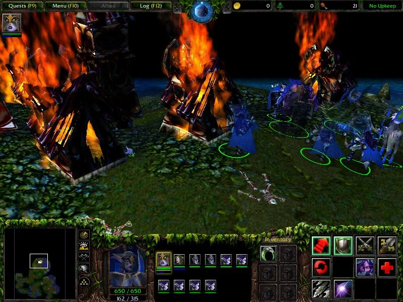 Image from the game Warcraft III: The Frozen Throne (2003)
