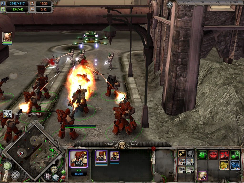 Зображення з гри Warhammer 40,000: Dawn of War (2004)